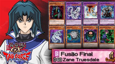 Yu Gi Oh GX Tag Force Zane Truesdale Fusão Final Deck TESTE DE