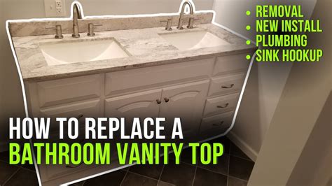 How To Replace A Bathroom Vanity Top A Complete Diy Guide Youtube