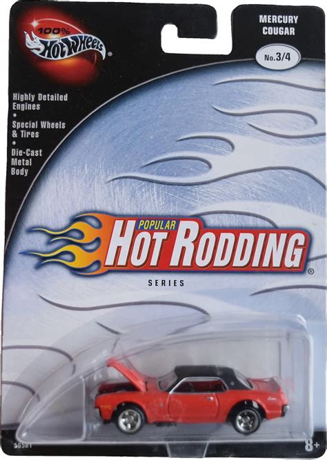 Amazon Hot Wheels Mercury Cougar Hot Rodding 100 Toys Games