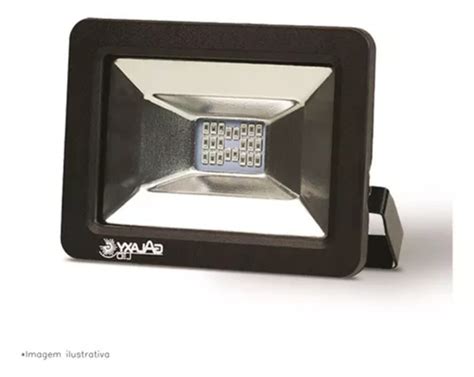 Refletor Led W Branco Quente K Bivolt Galaxy Luxtil