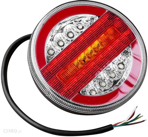 Tt Technology Okrągła Lampa Tylna Zespolona Led 12 24V 4 Funkcje