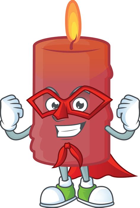 Red candle cartoon 18979087 Vector Art at Vecteezy