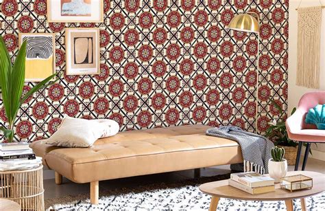 Boho Mural Wallpaper For Room Modern Bohemian Wall Mural For Home Uk