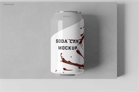 Premium PSD Soda Can Mockup