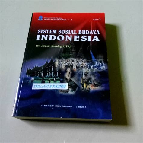 Jual Sistem Sosial Budaya Indonesia Tim Jurusan Sosiologi Ut Ui