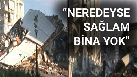 NTV ekibi Hatay da Neredeyse sağlam bina yok YouTube