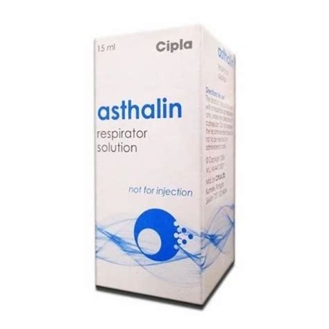 Salbutamol Respirator Solution Asthalin Respirator Solution Ml In