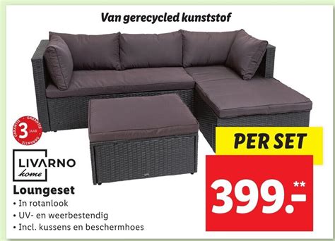 LIVARNO Home Loungeset Aanbieding Bij Lidl