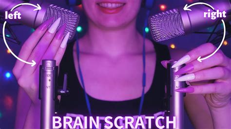 Asmr Mic Scratching Brain Scratching Hypnotic Asmr No Talking For Sleep With Long Nails 1h