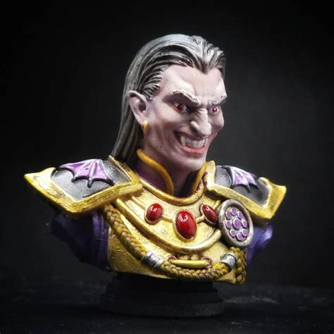 3D Printable Curse of Strahd - Strahd Von Zarovich Bust [Pre-Supported] by TytanTroll Miniatures