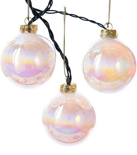 Amazon Kurt Adler Ul Mm Led Glass Ball Light Set Light