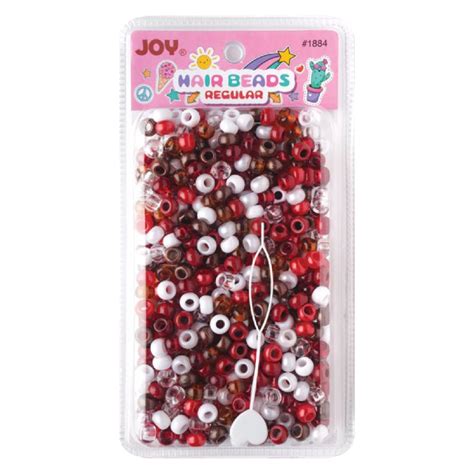 Joy Round Plastic Beads Regular Size 1000ct Asst Color Annie