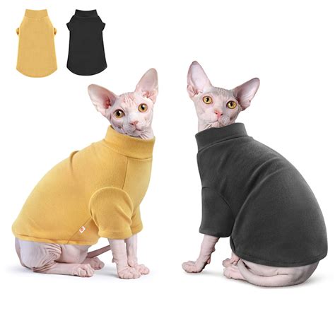 Amazon Idepet Sphynx Cats Sweater Pack Turtleneck Hairless Cat