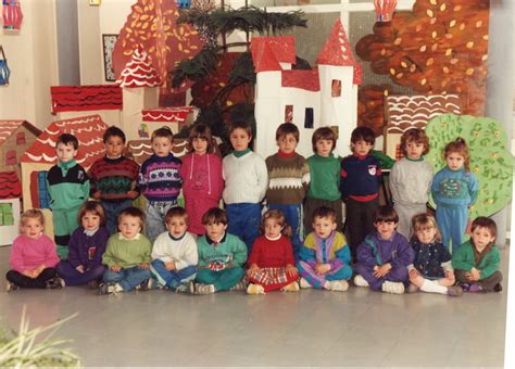 Photo de classe 3ème section maternelle de 1989 Ecole Irène Et