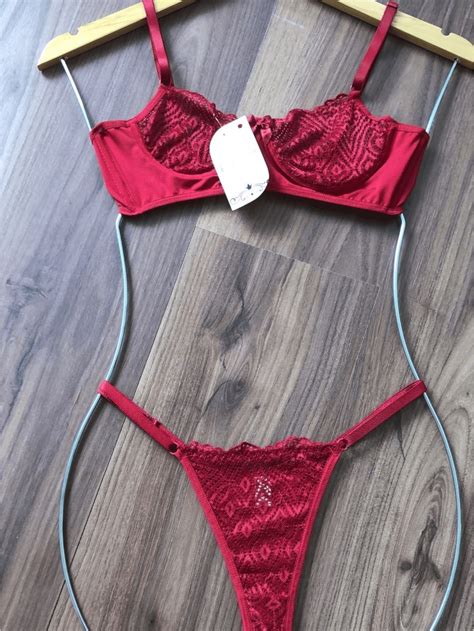 Conjunto Lingerie Feminino Luisa Sutiâ sem Bojo Rendado Aro Cacinha