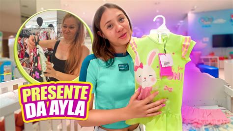 COMPRANDO O PRESENTE DE ANIVERSÁRIO DA AYLA YouTube