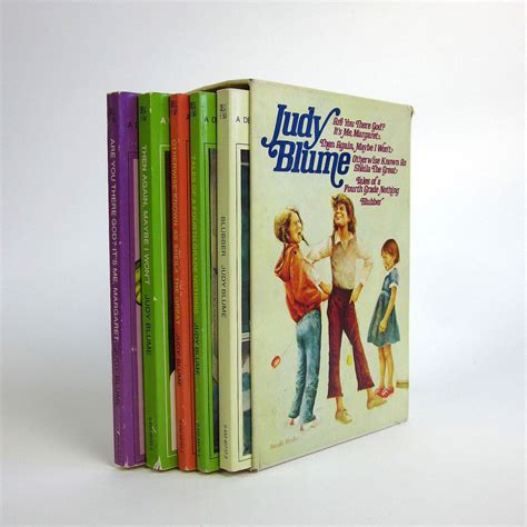 Judy Blume Box Book Set 80s Softcover Set Etsy Judy Blume Books