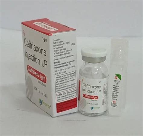 Ceftribless Ceftriaxone Injection IP 1 Gm At Rs 60 40 Vial In