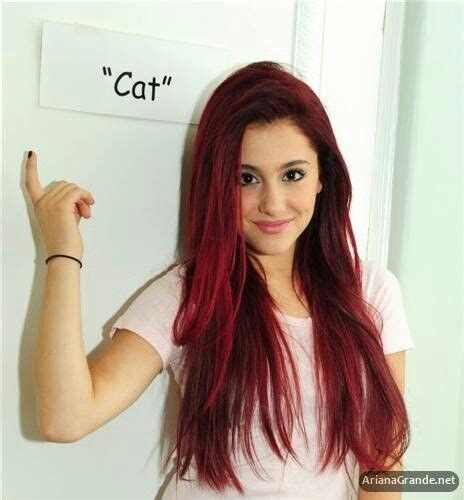 Ariana Grande As Cat Valentine Cabello Ariana Grande Ariana Grande Red Hair Ariana Grande