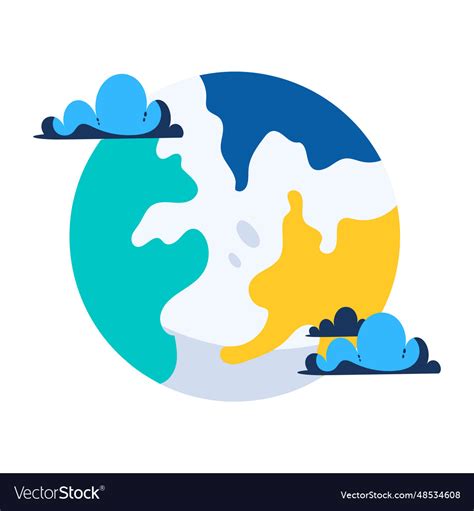 Earth planet Royalty Free Vector Image - VectorStock