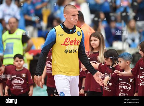 Naples Italy 30 Apr 2023 Leo Ostigard Of Ssc Napoli During The