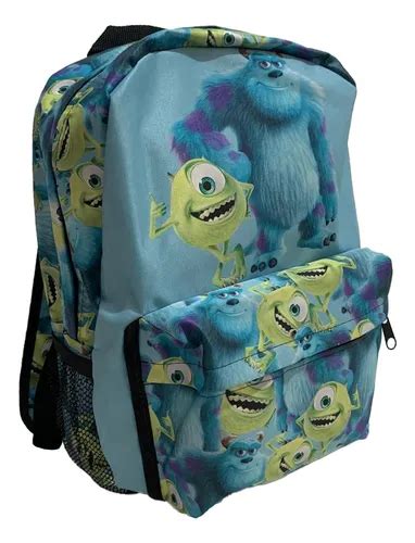Mochila Dos Monstros Sa - Mochila Costas Monstras Sa Escolar Notebook Azul-aço Monstros Sa ...