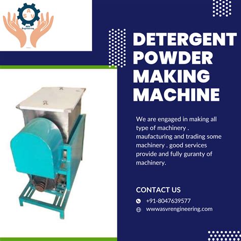 Trusted Detergent Powder Machine Supplier | ASVR Engineering Pvt Ltd