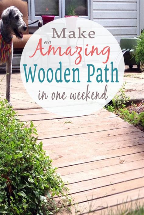 How To Make A Wood Walkway Easy Boardwalk Tutorial For Diyers