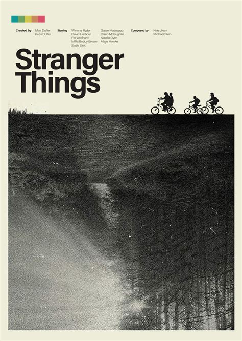 STRANGER THINGS | Poster By CACTUSPOSTERS