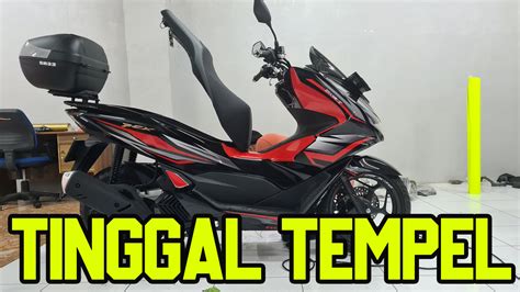 Vlog Proses Pasang Stiker Pcx Tinggal Tempel Langsung Keren