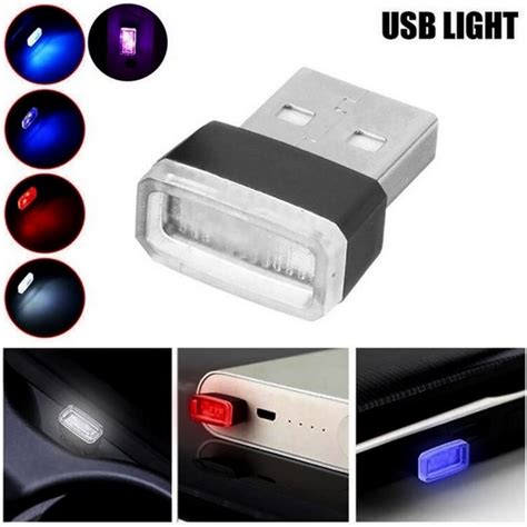 Xiyu Shop Beyaz Araba Mini Atmosfer I Otomotiv Usb Led Fiyat