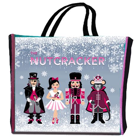 Nutcracker Characters And Dance Reusable Shopping T Bag — Nutcracker