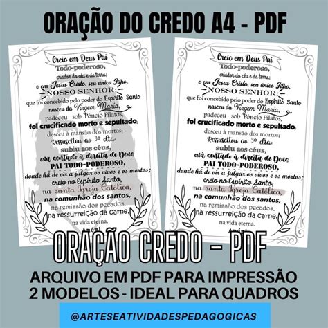 Ora O Do Credo Tamanho A Arquivo Pdf Elo