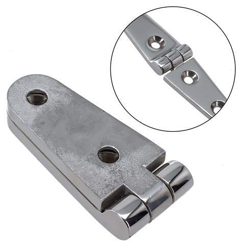 Marine Grade Stainless Steel Hinge Strap Butt Hinges 316 A4 Hatch Door Cabinet