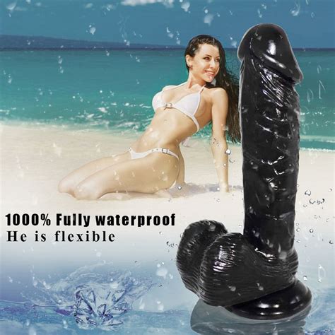 Black Realistic Dildo Sq A Smtaste