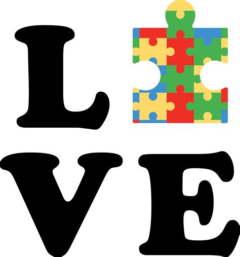 Love Autism Svg Autism Svg Autism Awareness Puzzle Svg Au Inspire Uplift