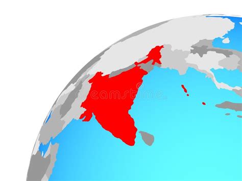 India On Globe Map Stock Illustration Illustration Of Earth 31185200