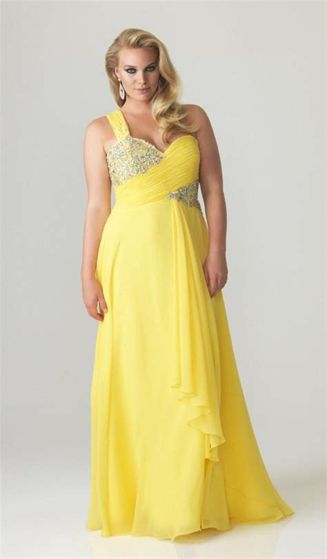 Yellow Plus Size Prom Dresses Pluslook Eu Collection