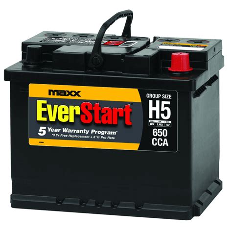 Everstart Maxx Lead Acid Automotive Battery Group H5