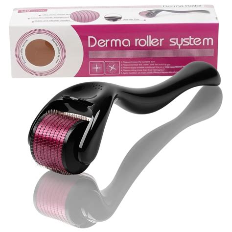 wazdorf derma roller mm  hair beard growth  titanium micro
