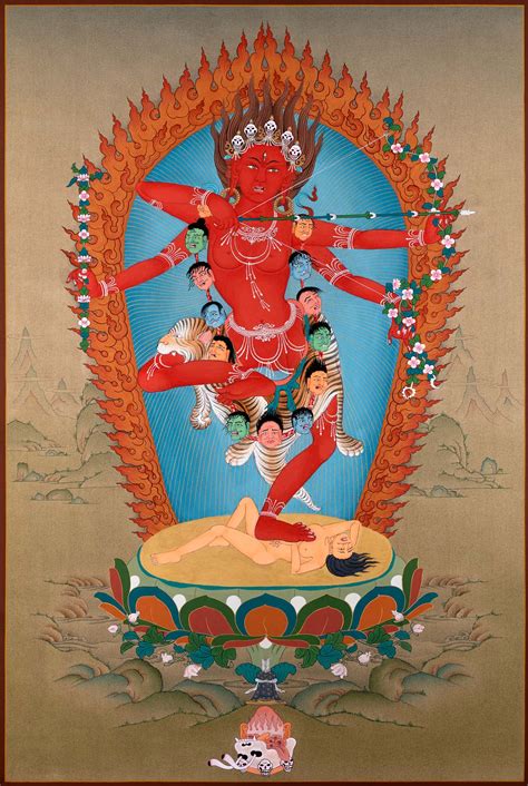 Kurukulla Thangka Enlightenment Dakini As Art