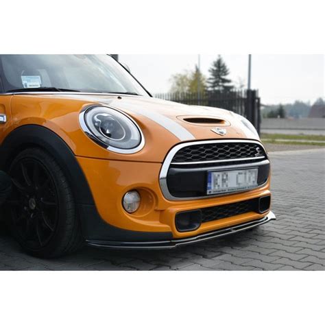 Cup Spoilerlippe Front Ansatz Passend Für Mini Cooper S Mk3 Vor Facelift 3 Türer F56 Schwarz