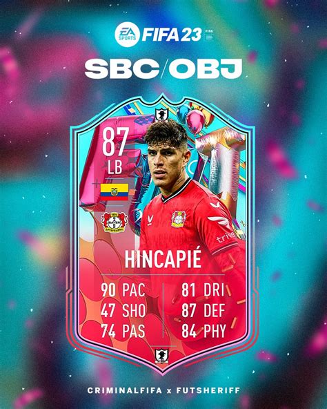 Fut Sheriff On Twitter Hincapie Is Added To Come As Sbc Obj During