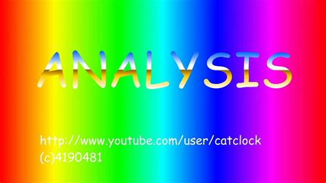 How To Pronounce Analysis Youtube