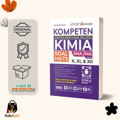 Jual Buku Bijak Kompeten Komposisi Materi Bank Soal Paten Kimia Sma