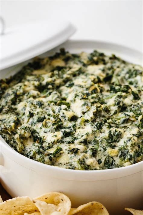 Healthy Spinach Artichoke Dip Vegan Dairy Free Downshiftology