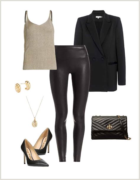 Night Out Faux Leather Leggings Outfit Get Latest Outfits For Update