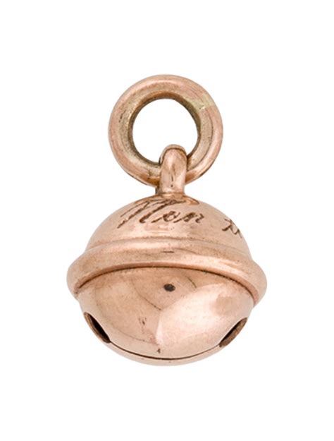 Dodo Non Ti Perdere Lucky Bell Charm 9K Rose Gold DDO20836 The