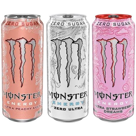 Monster Energy Ultra Variety Pack Zero Ultra Ultra Peachy Keen Ultra