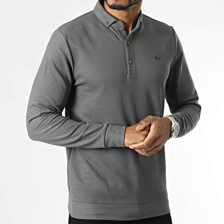 Classic Series Polo De Manga Larga Gris Marengo Ryses